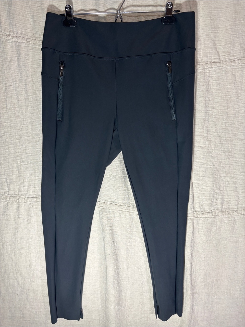 Athleta Dark Charcoal High-Waist Zip Pocket Leggings Stellar Tight - Picture 4 of 7